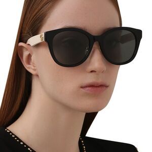 GUCCI GG1002SK 004 Black/White/Grey  Women Sunglasses